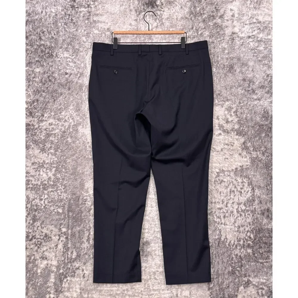 J Crew Ludlow Pants 38 x 30 Mens Black Four Season Wool Trouser